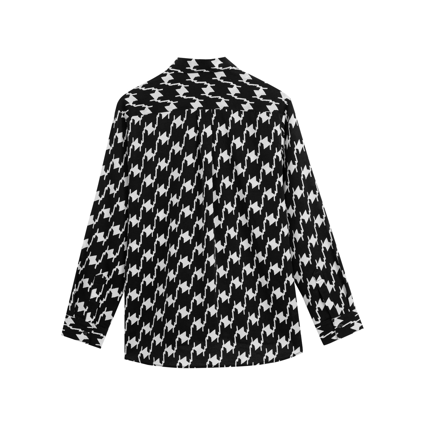 Black Monogram Pattern Shirt