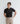 BLACK ZIPPED MANDARIN COLLAR SHIRT
