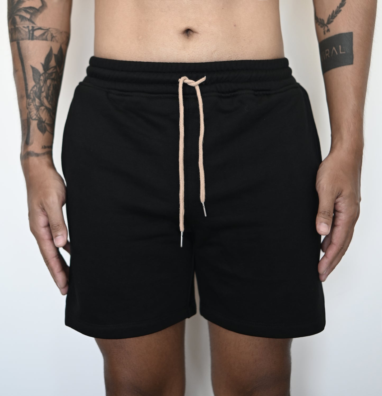 FRENCH TERRY BLACK SHORT