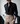 BLACK DOUBLE-PLEATED SHIRT