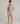 LIGHT BROWN LINEN MANDARIN COLLAR SHIRT