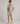 LIGHT BROWN LINEN MANDARIN COLLAR SHIRT