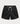 BLACK LINEN BAMBOO SHORTS