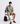 OLIVE LINEN MANDARIN COLLAR SHIRT