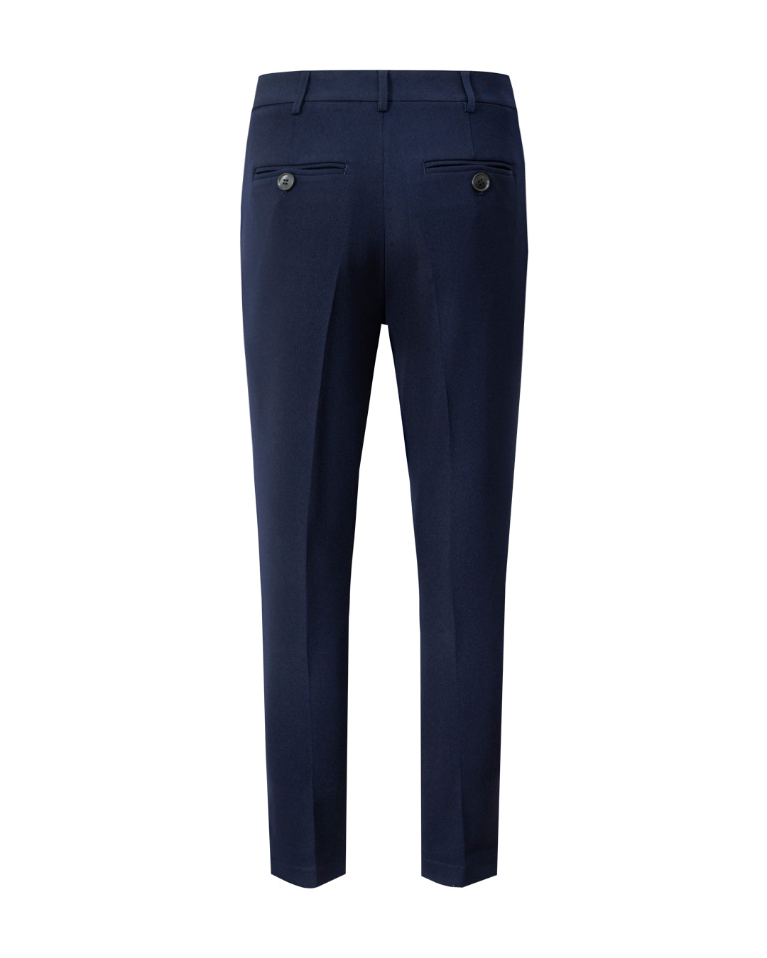 NAVY STRAP TROUSERS VIRAL CLOTHING